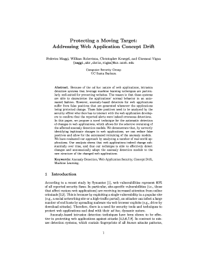 Protecting a Moving Target Addressing Web Application Concept Drift Cs Ucsb  Form