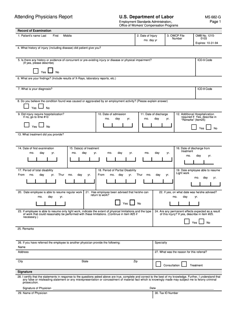 Attending Physicians Report Peace Corps Files Peacecorps  Form