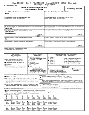 Bankruptcy Forms Z&#039;s Inc Joseph a Peiffer AT0006160