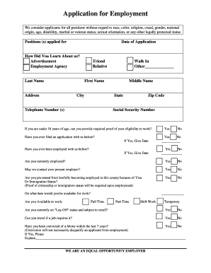 Telephone Number S  Form