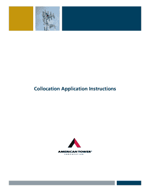 American Tower Collocation Application Form