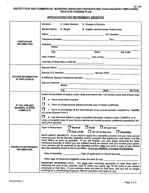 Ufcw Pension Forms