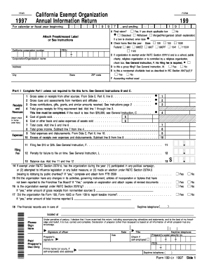 Form 199 Ftb Ca