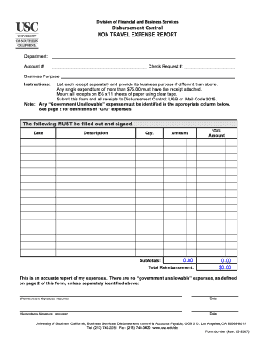 Conference Reimbursement Form