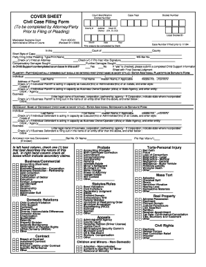 Civil Court Forms