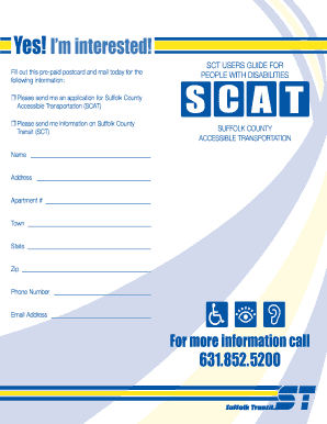 Get and Sign Scat Form 