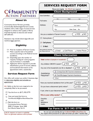 Capservicesorg Form