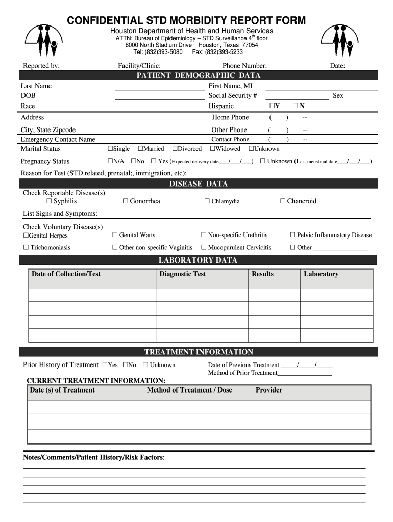 Blank Std Test Result Templates  Form