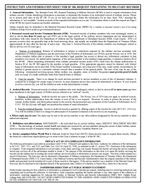 Military Records Authorization Form Discovery Resource