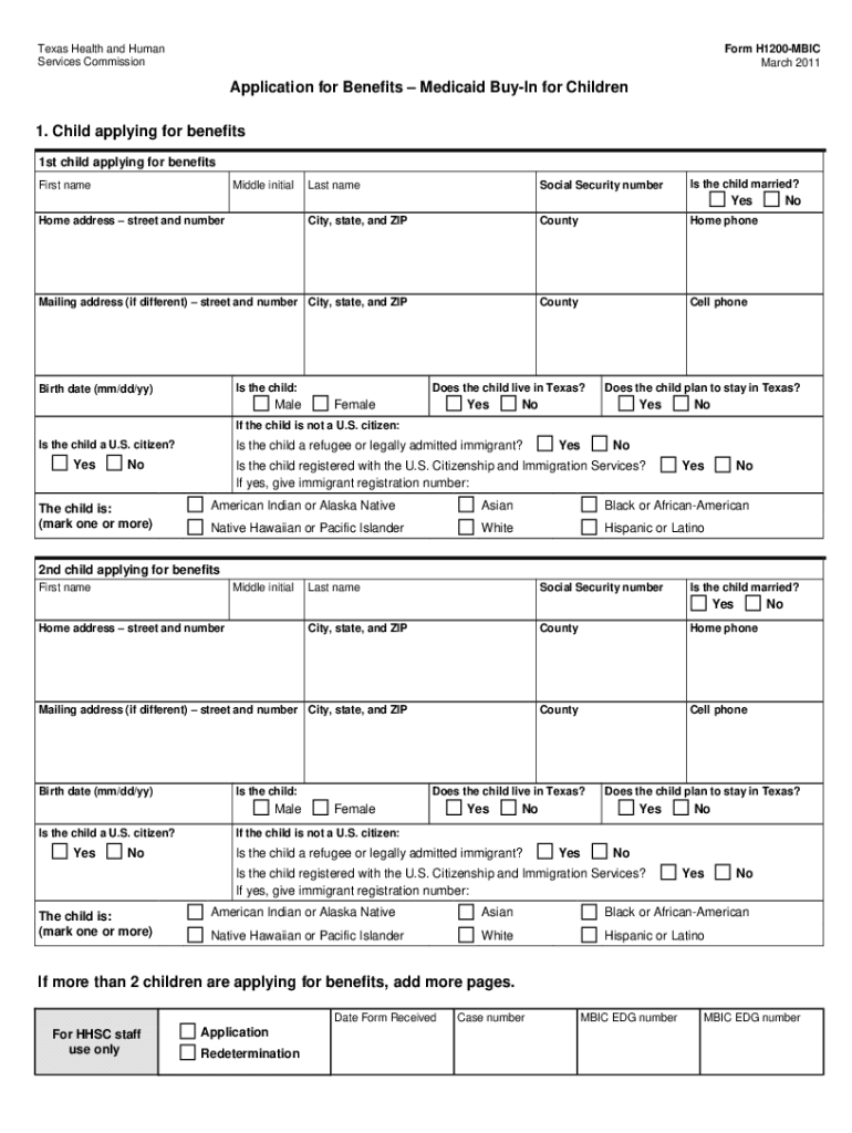  Form H1200 Mbic 2011-2024