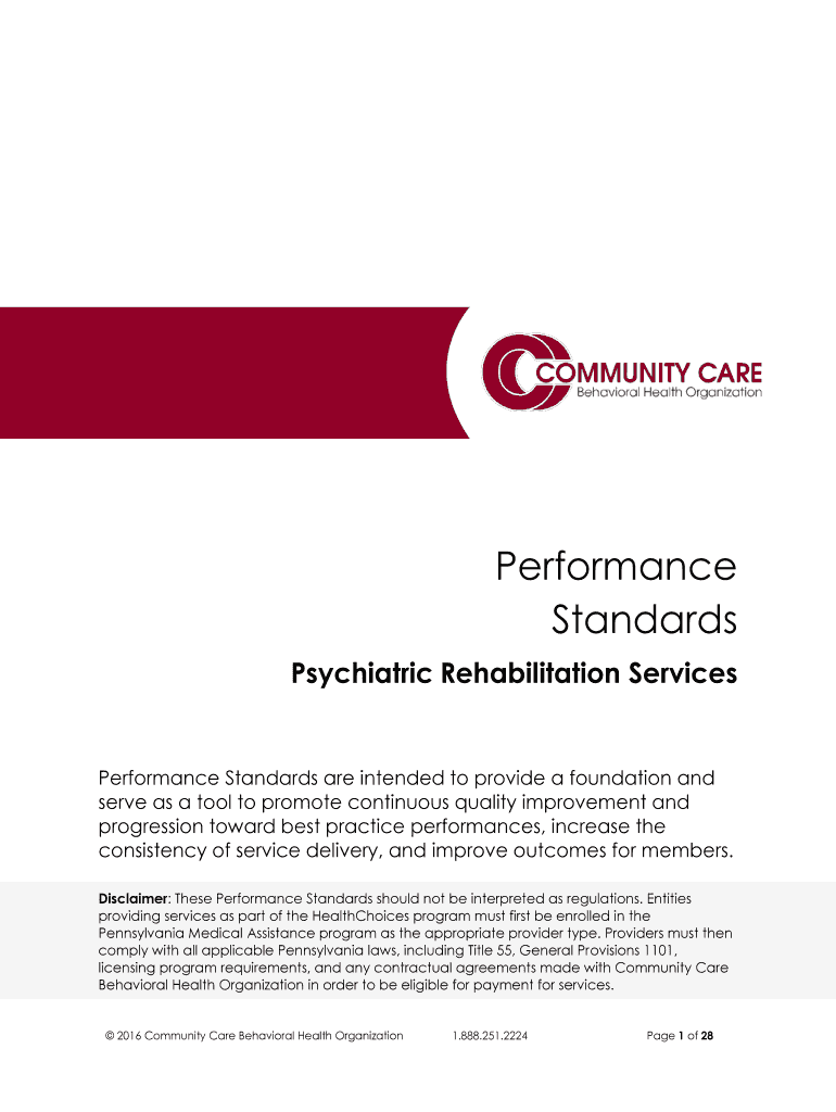 Psychiatric Rehabilitation Services  Form