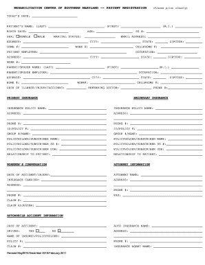 Welcome to the Rehabilitation Center of Southern Maryland This is a Copy of the Permit Application for the Energy Transfer Partn  Form