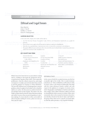 Ethical and Legal Issues Jones &amp;amp;amp;amp; Bartlett Learning  Form