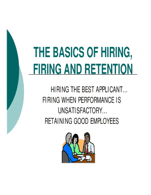 The BASICS of HIRING,  Form