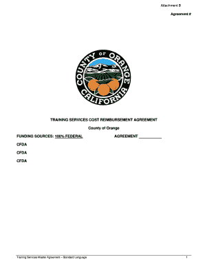 Authorized Signature Form County of Orange