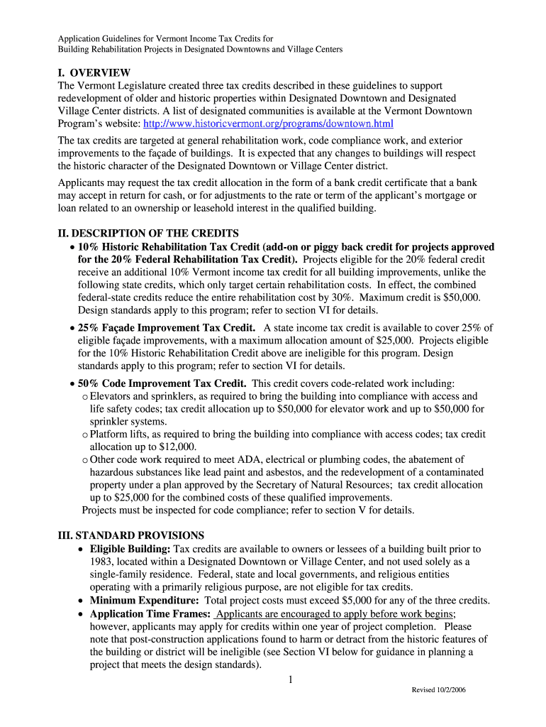 1 I OVERVIEW the Vermont Legislature Created Central Vermont  Form