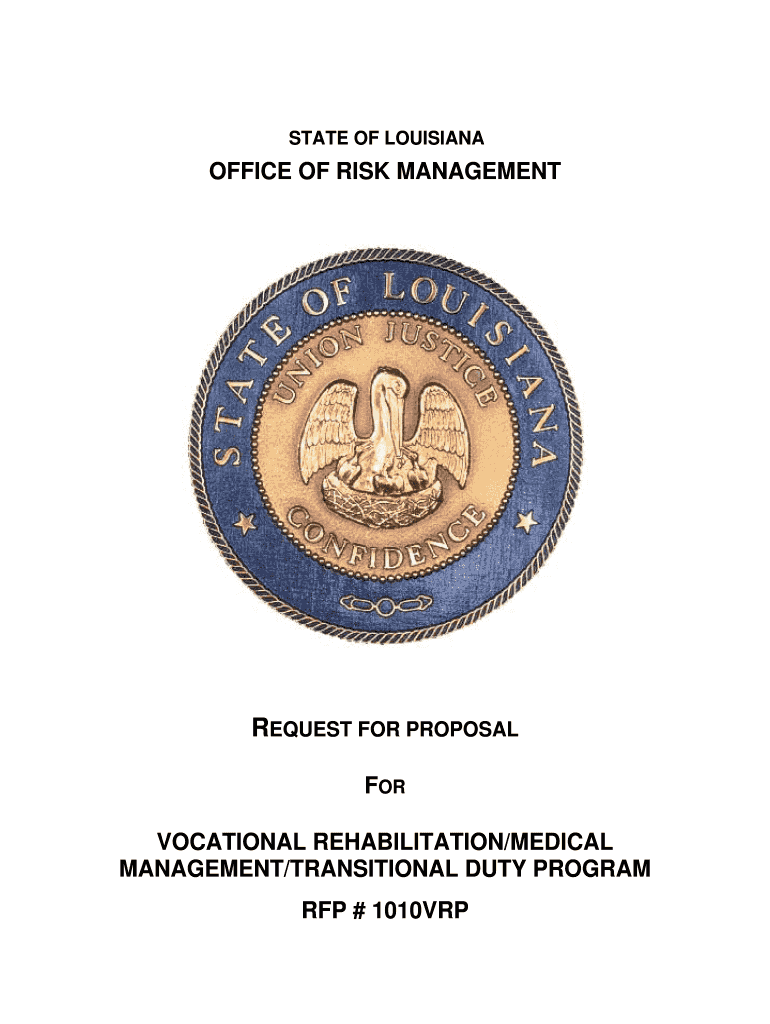 Vocational Rehabilitationmedical Managementtransitional Doa Louisiana  Form