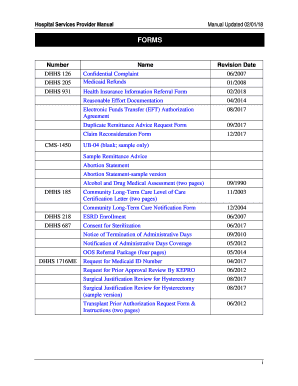 Scdhhs Forms