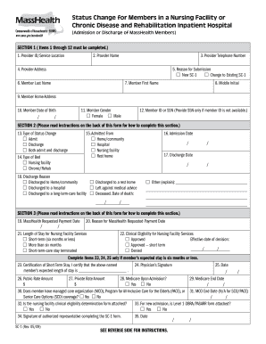 MassHealth Long Term Care Facility Bulletin 99 May Mass Gov  Form