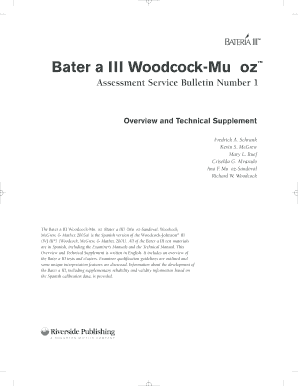 Woodcock Mu Oz Manual PDF  Form