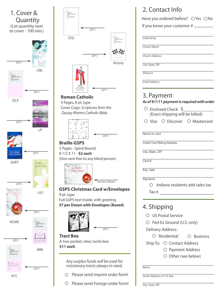 Avon Order Form Printable