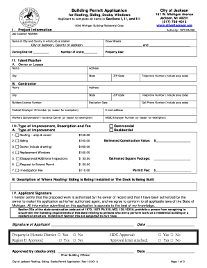 Electrical Permit Application City of Jackson Cityofjackson  Form