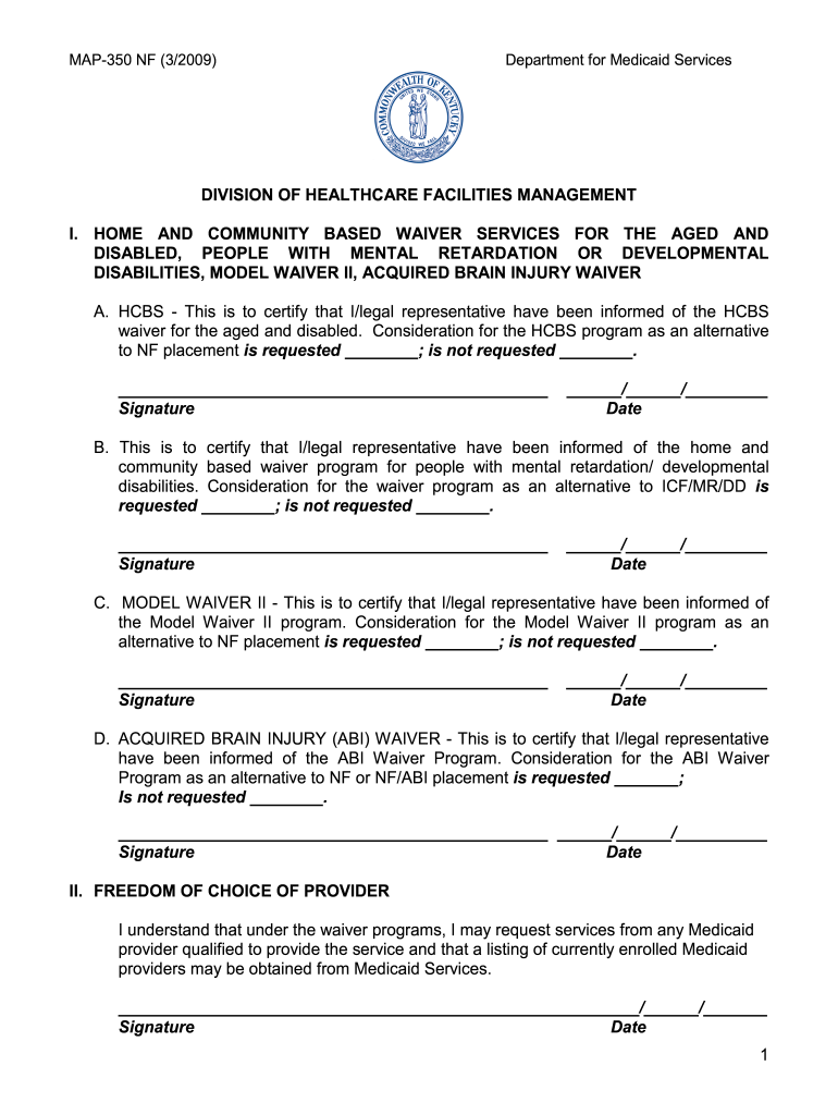 Map 350  Form