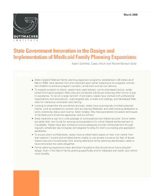 State Government Innovation in the Design and PolicyArchive Policyarchive  Form