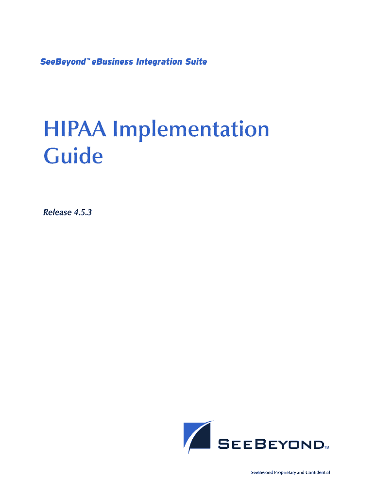 HIPAA Implementation Guide Oracle Documentation  Form
