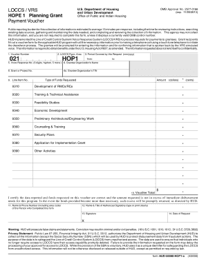 021 HOP1 HUD  Form