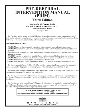 Prim Manual PDF  Form