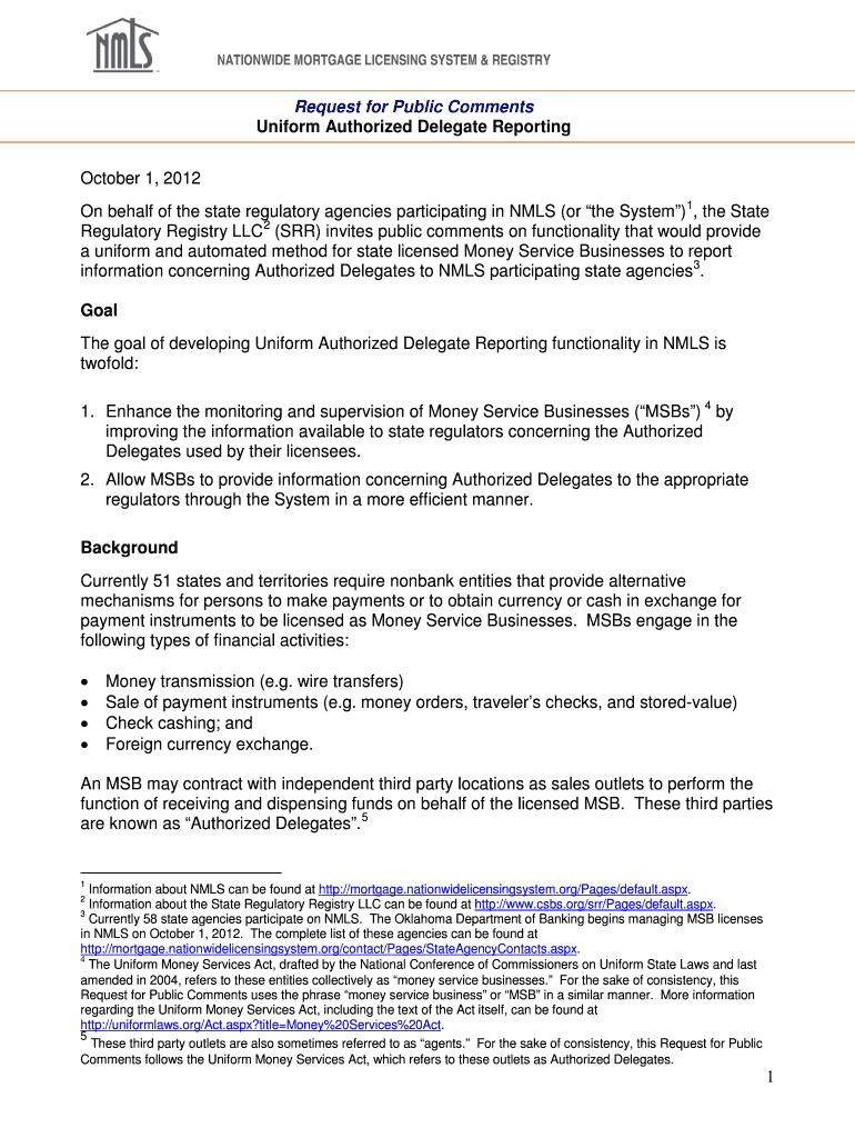 NATIONWIDE MORTGAGE LICENSING SYSTEM &amp;amp Mortgage Nationwidelicensingsystem  Form