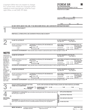 Form SR with Instructions DrCalle Com