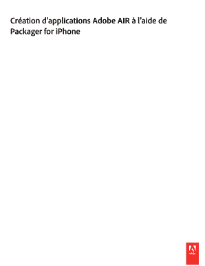 Packager for iPhone Adobe Flash Platform