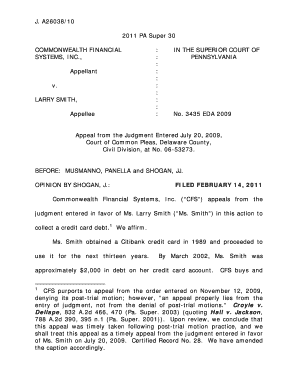 Commonwealth Financial Systems Vs Larry Smith  Form