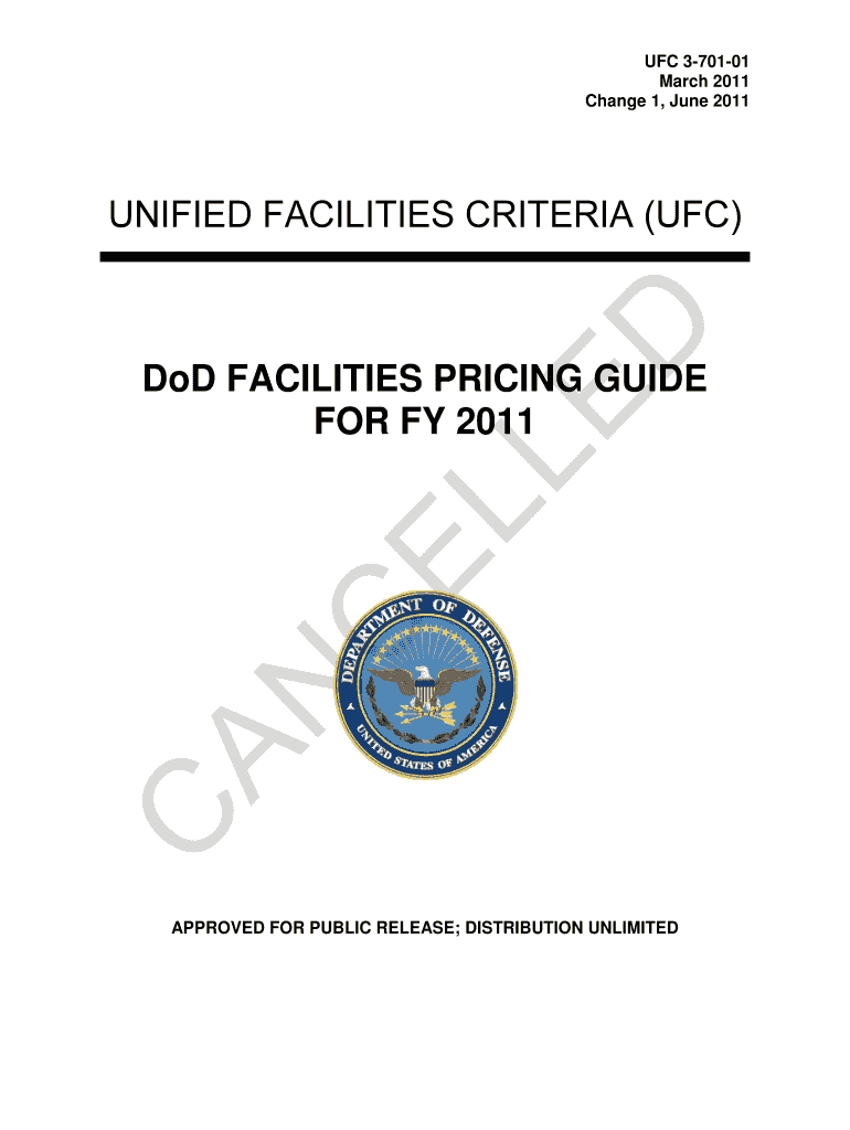 DoD FACILITIES PRICING GUIDE for FY the Whole Wbdg  Form