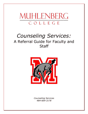 Counseling Services  Form