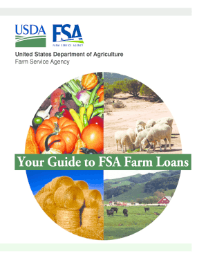 Your Guide to FSA Farm Loans USDA Farm Service Agency US Fsa Usda  Form