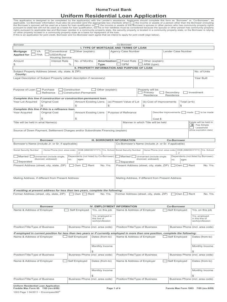  Hometrust Bank 2009-2024