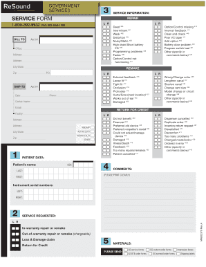 GS Serv MK602379rA Indd Resound Goverment Services Page  Form