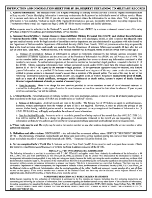 How to Fill Out Standard Form 180