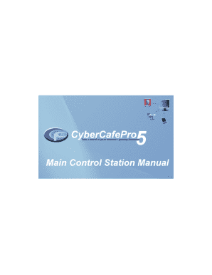 Pancafe Pro Manual PDF  Form