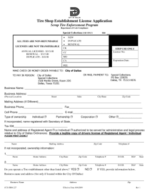 Cayman Licensing Department Forms