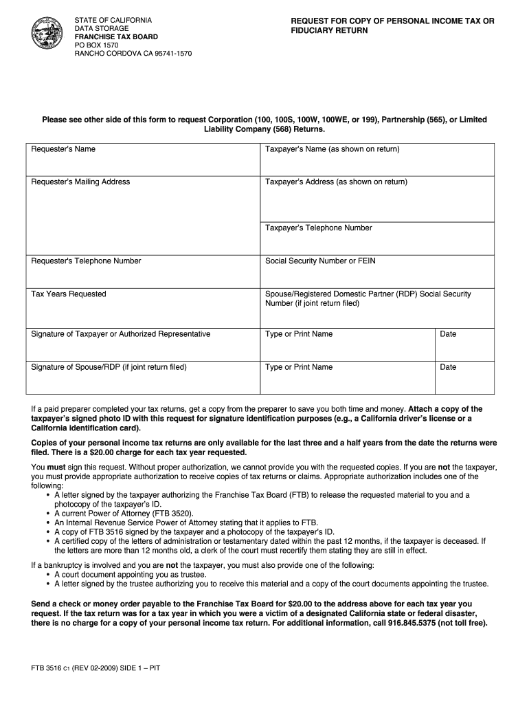  Ftbcagov Form 3516 2015