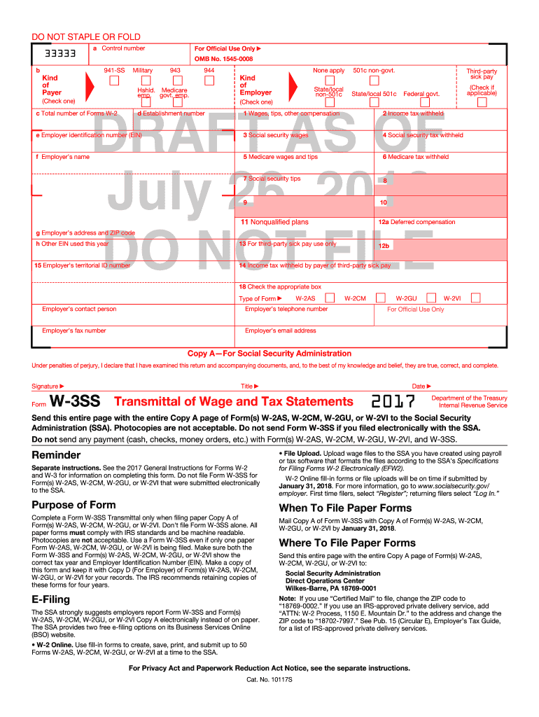 W3 Form PDF Fillable