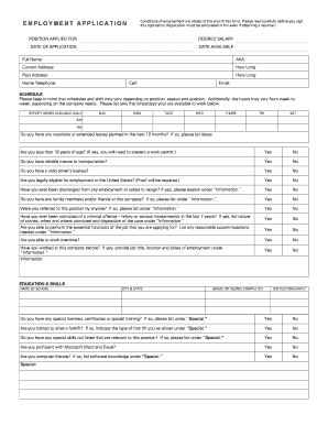 HR Ideas Form, Employment Application Ecology Center Ecologycenter