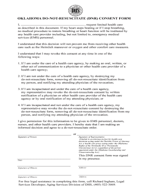 Oklahoma Dnr Form