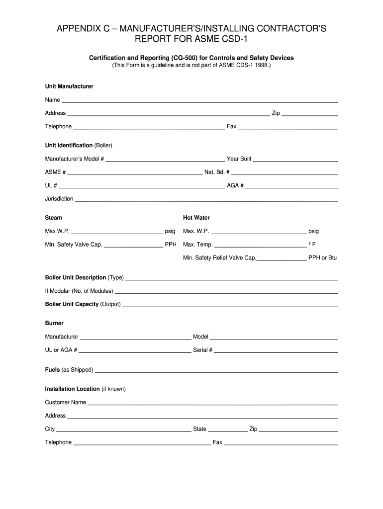 Csd 1 Form