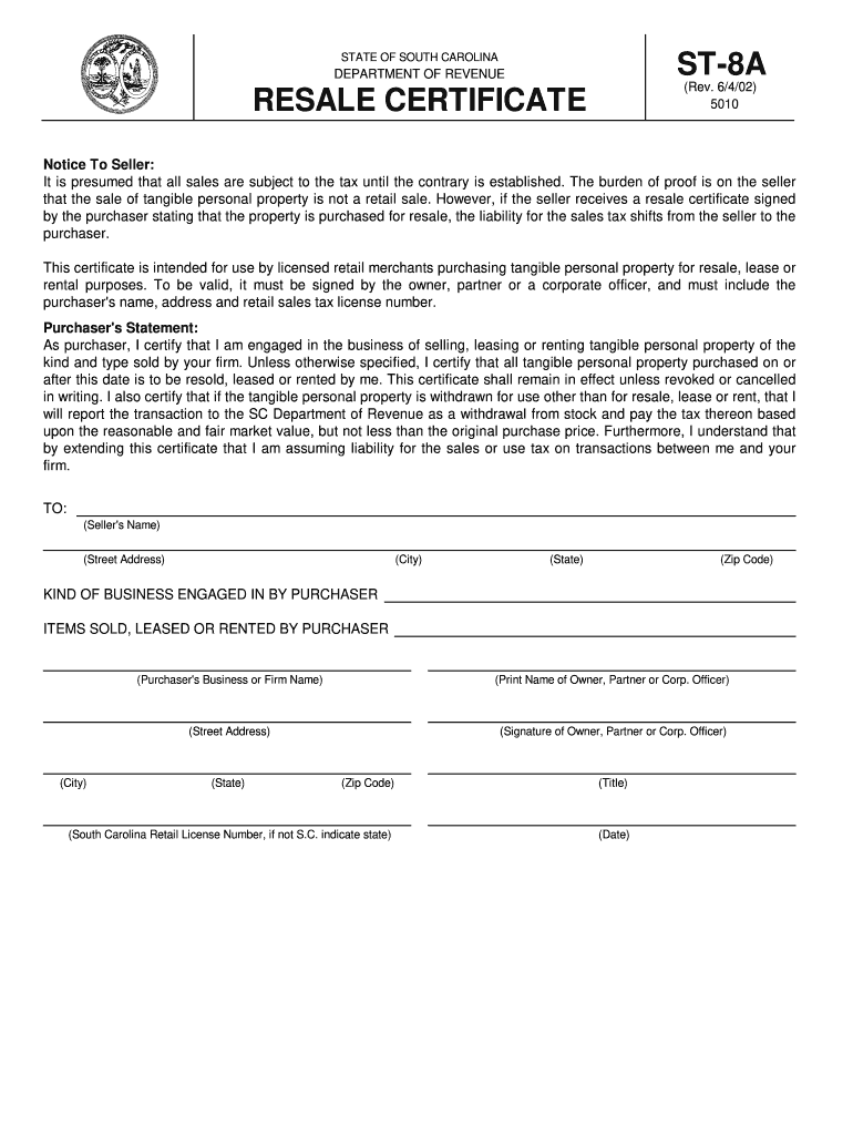  St8a Form Sc 2018