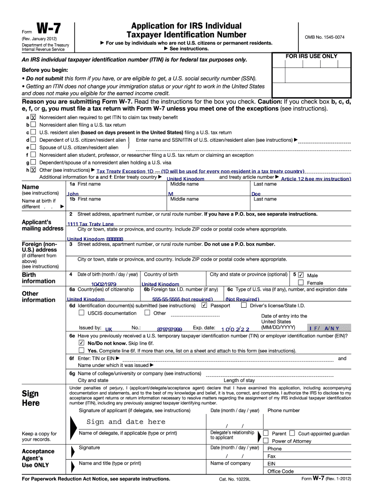 How to Fill in New Z83 Form Example